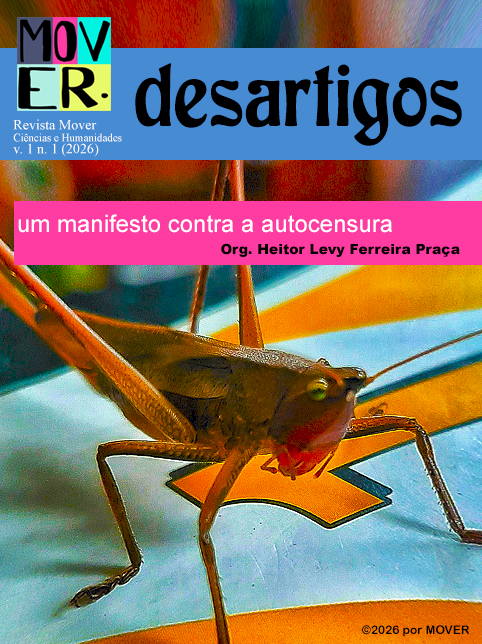 Capa da revista MOVER - Volume 1, Número 1, 2026 - Desconstruir para Construir